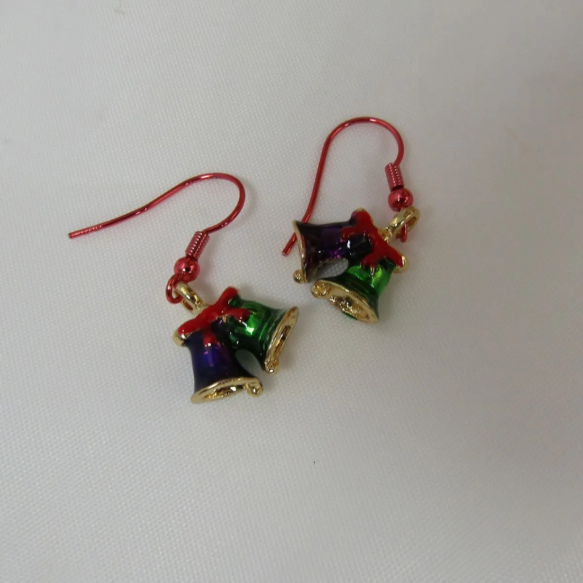 Delicate Christmas Bell Drop Earrings