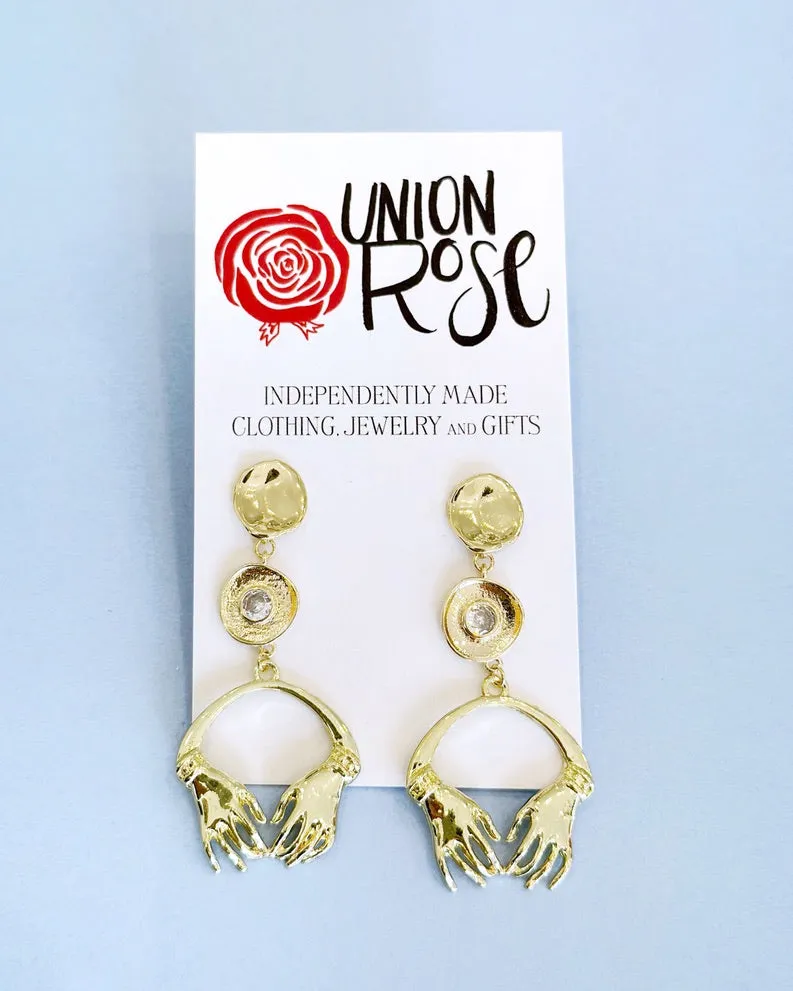 Delicate Hands Earrings