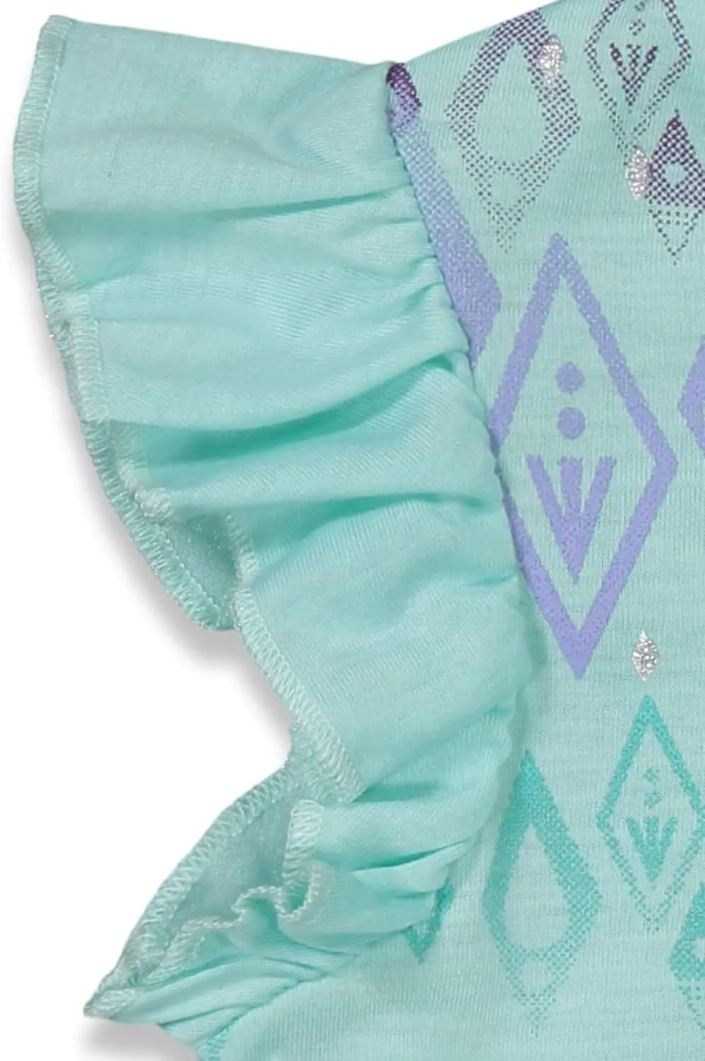 Disney Frozen Princess Anna Elsa Baby Girls T-Shirt and Shorts Outfit Set Infant to Little Kid