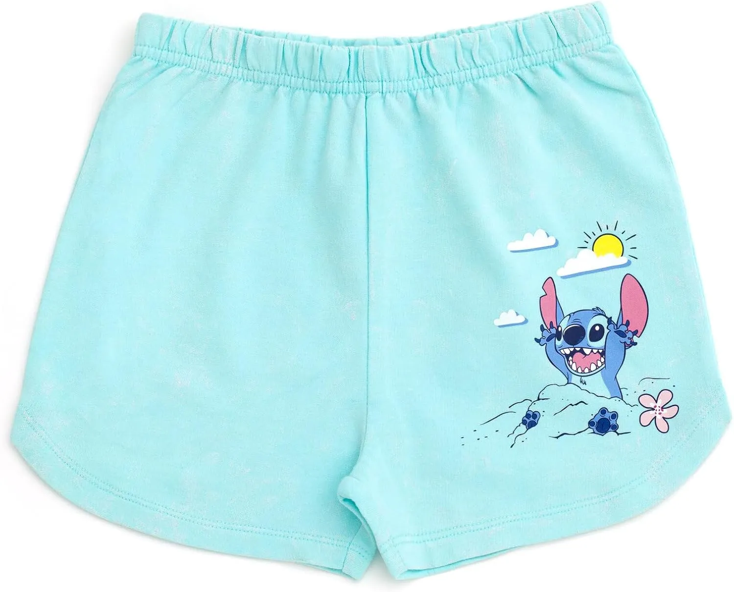 Disney Junior French Terry T-Shirt and Shorts Outfit Set Infant to Big Kid Sizes (12 Months - 14-16)