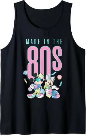 Disney Mickey & Friends Retro Vintage Made In The 80's Neon Tank Top