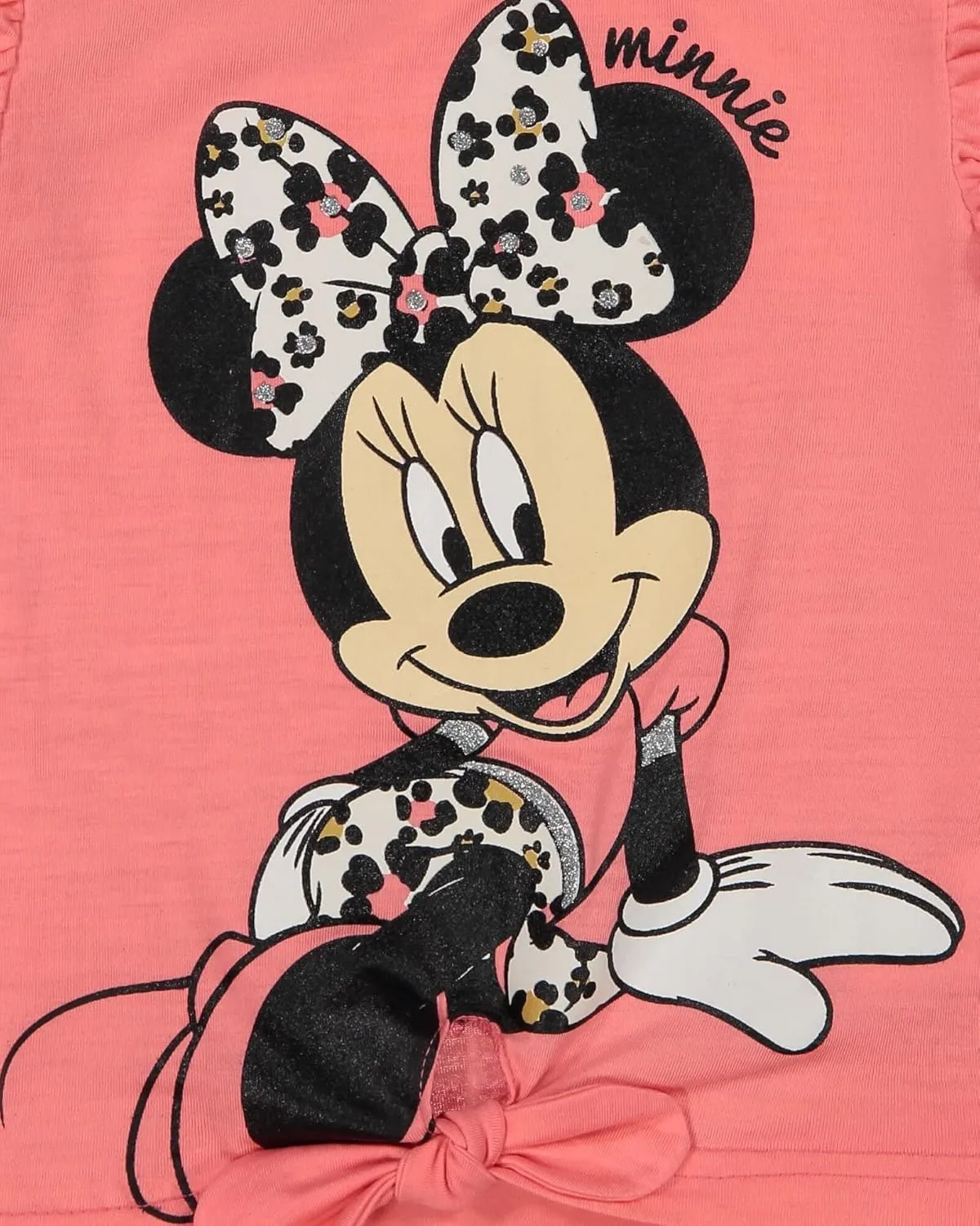 Disney Minnie Mouse T-Shirt and Leggings Outfit Set Infant to Big Kid Sizes (12 Months - 14-16)