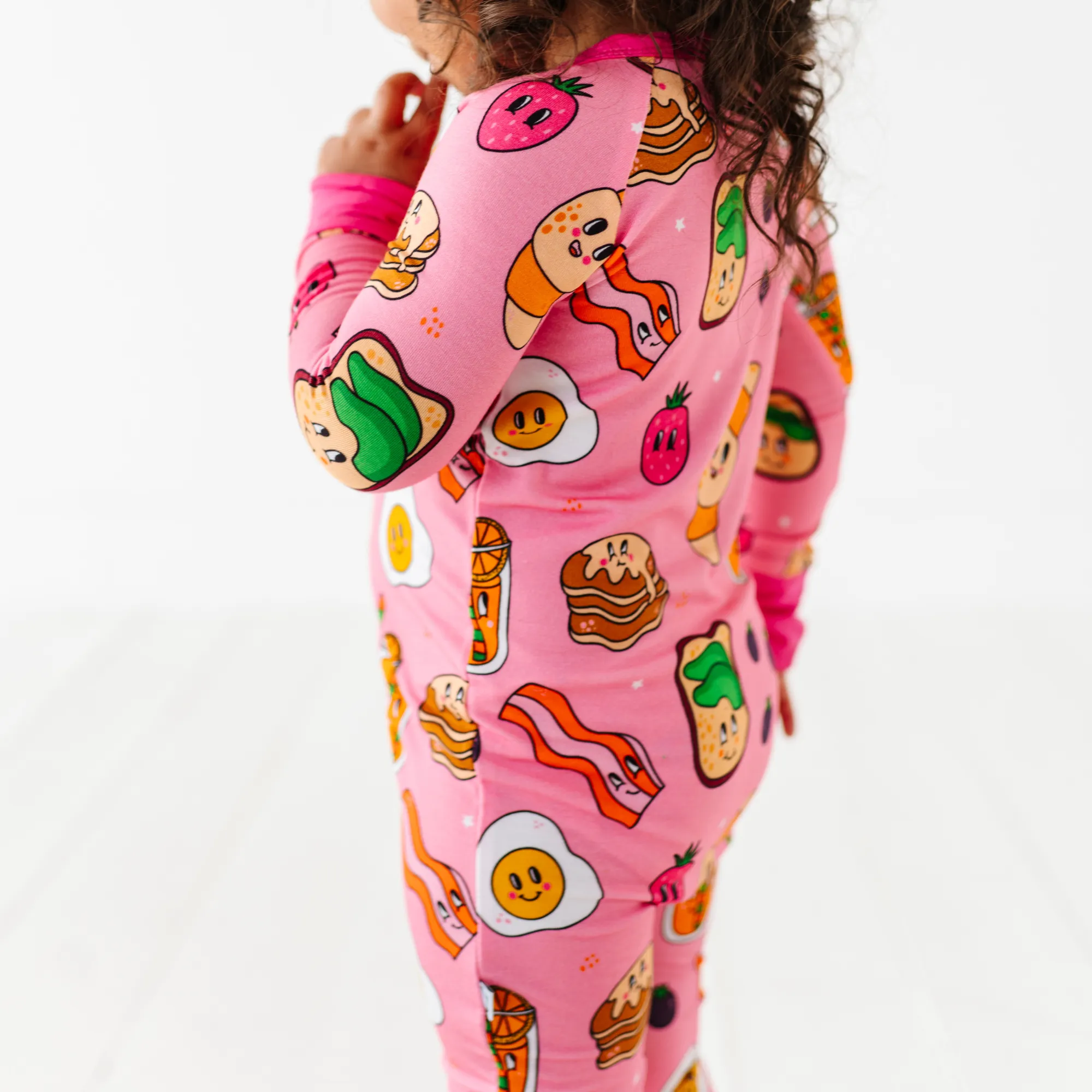 Don't Go Bacon My Heart Convertible Footie in Pink