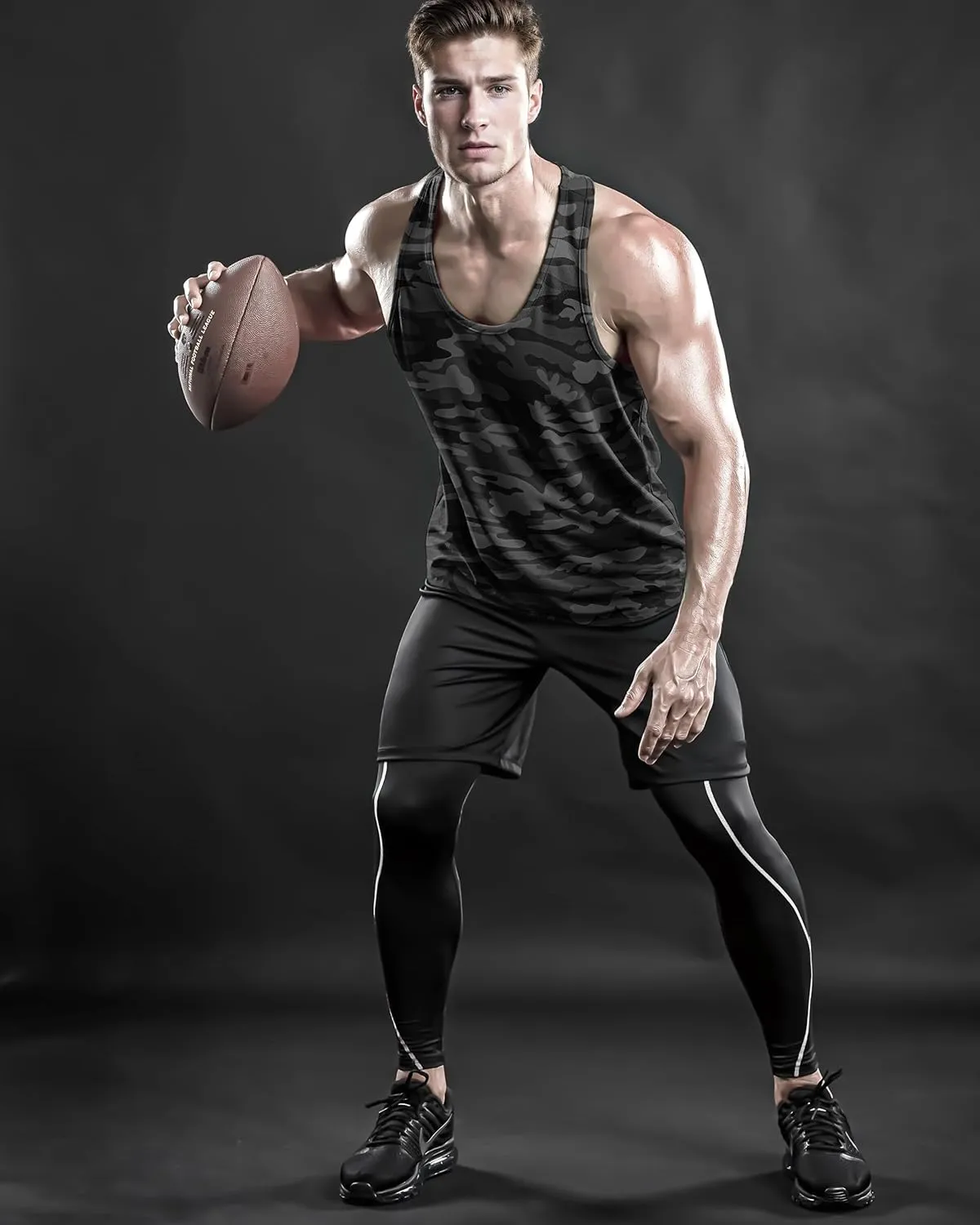 DRSKIN Men's 4, 3 or 1 Pack Tank Tops Sleeveless Shirts Y-Back Muscle Mesh Gym Training Athletic Workout Dry Fit