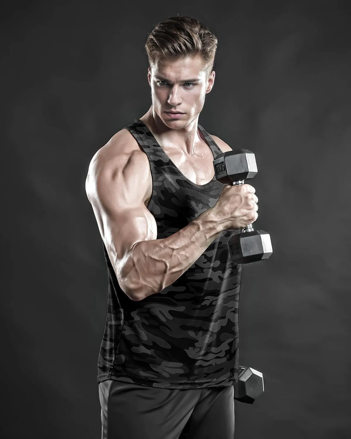 DRSKIN Men's 4, 3 or 1 Pack Tank Tops Sleeveless Shirts Y-Back Muscle Mesh Gym Training Athletic Workout Dry Fit