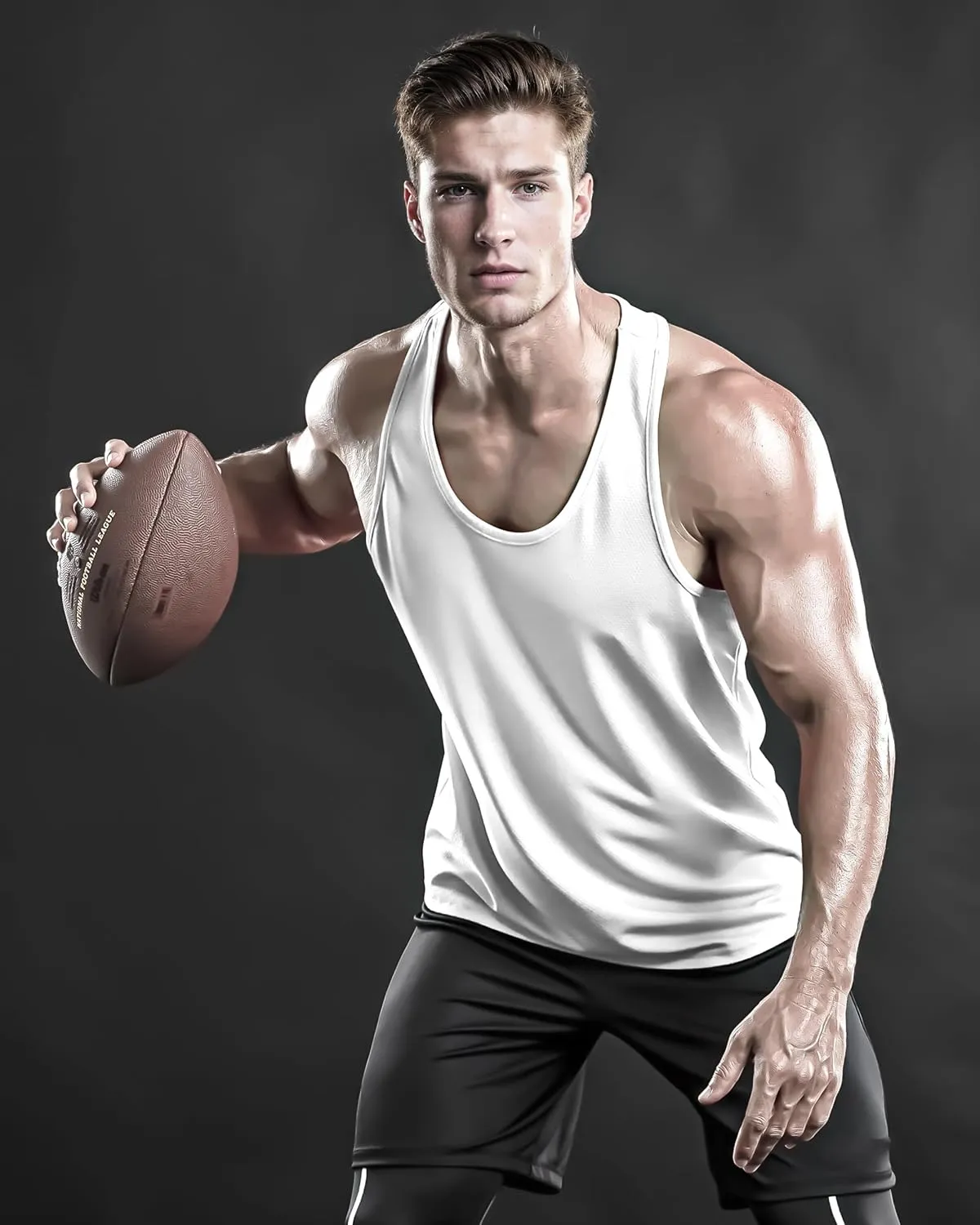 DRSKIN Men's 4, 3 or 1 Pack Tank Tops Sleeveless Shirts Y-Back Muscle Mesh Gym Training Athletic Workout Dry Fit
