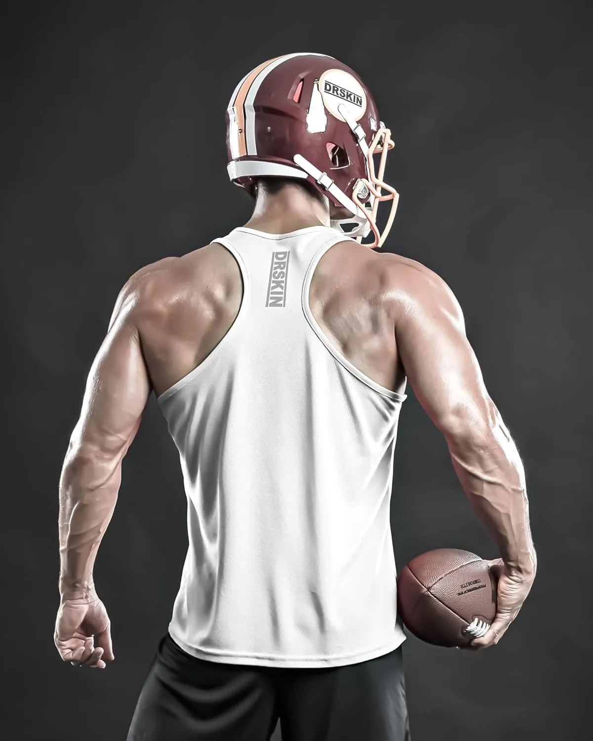 DRSKIN Men's 4, 3 or 1 Pack Tank Tops Sleeveless Shirts Y-Back Muscle Mesh Gym Training Athletic Workout Dry Fit
