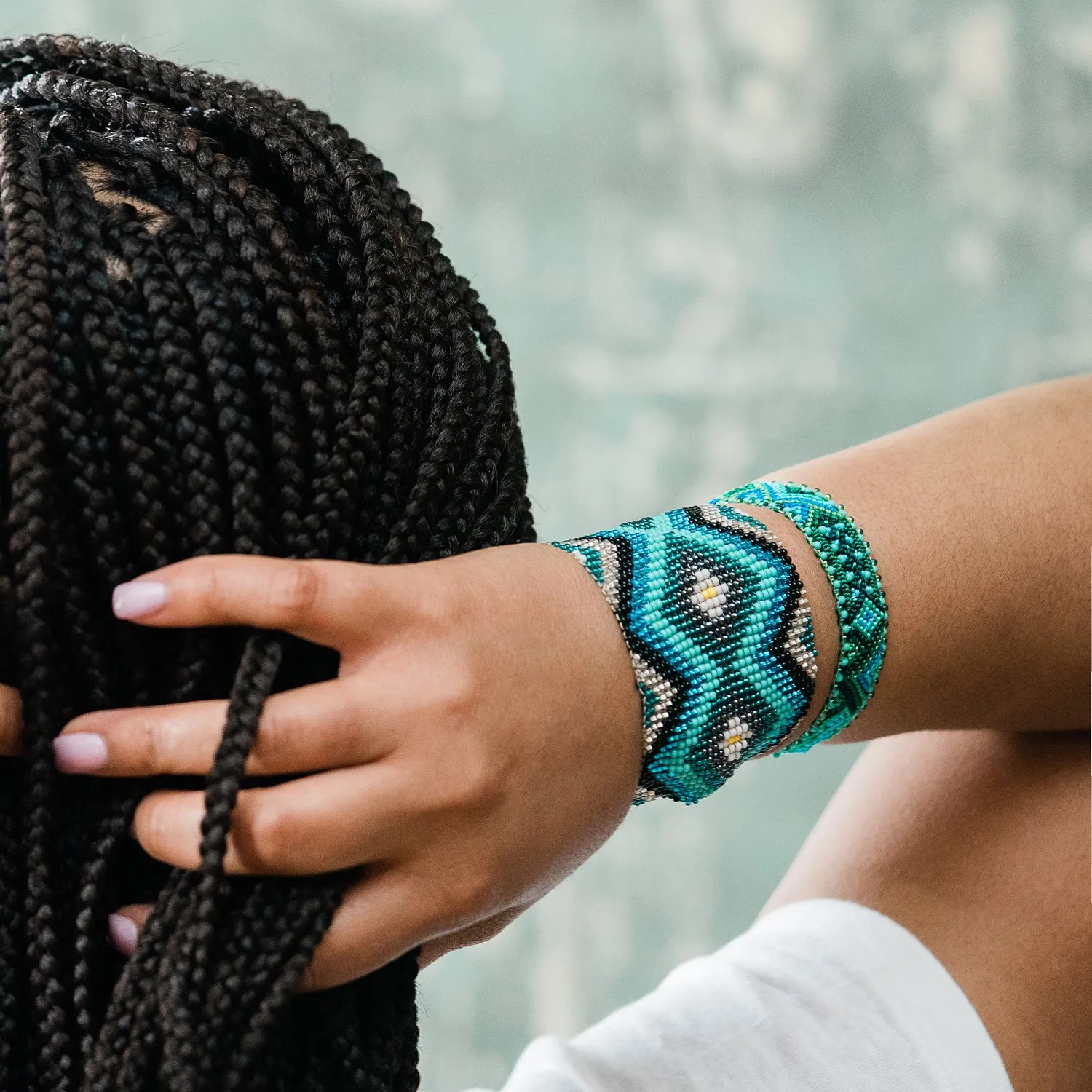 Easy Clasp Woven Friendship Bracelet - Small