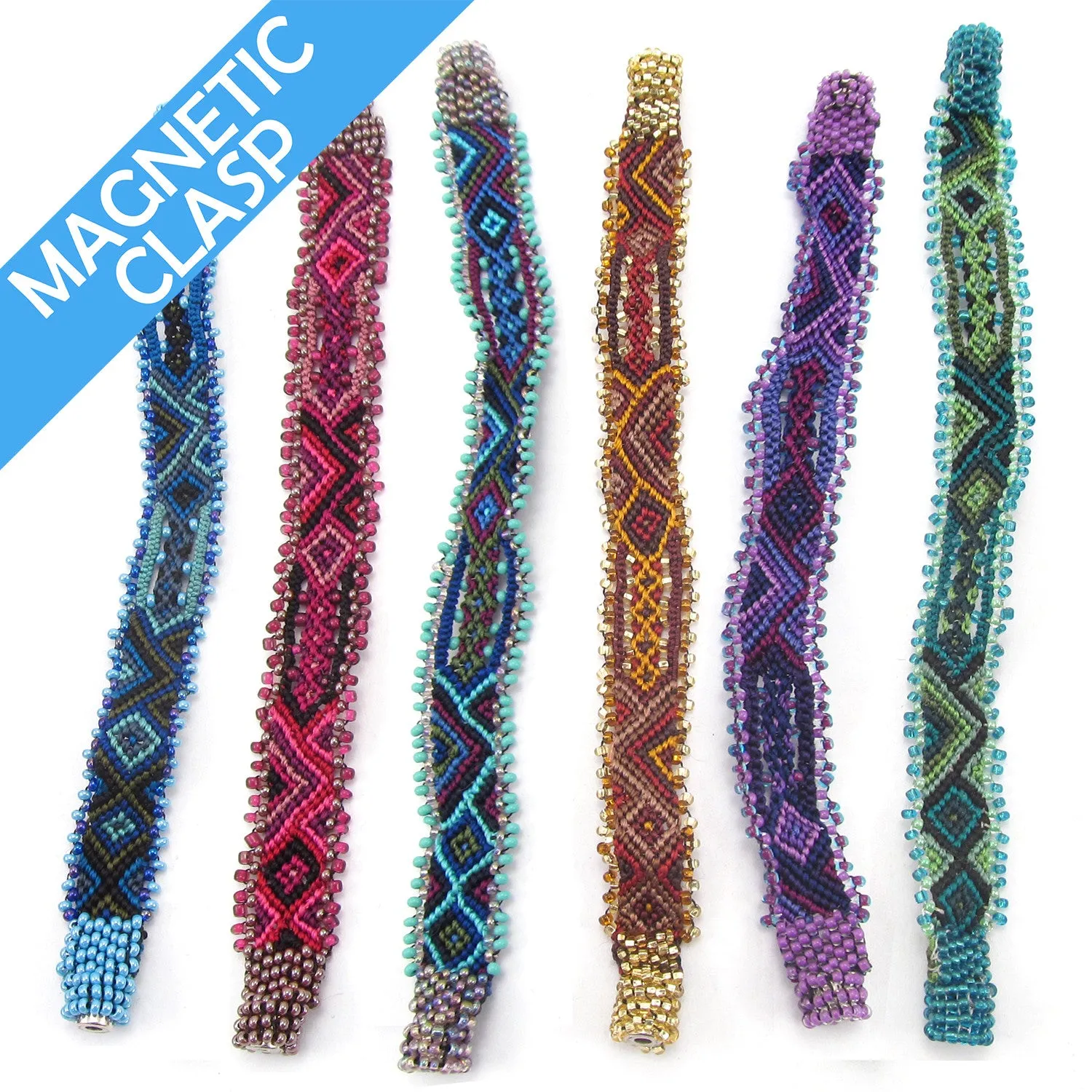 Easy Clasp Woven Friendship Bracelet - Small