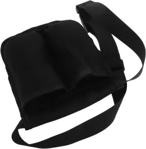Essential Oil Bottle Fanny Pack Belt Lotion Oil Organizer Essential Oil Storage Bag Oil Waist Organizer Lotion Holder Bag Lotion Bottle Holder Massage Oil Pouch Black Diving Cloth