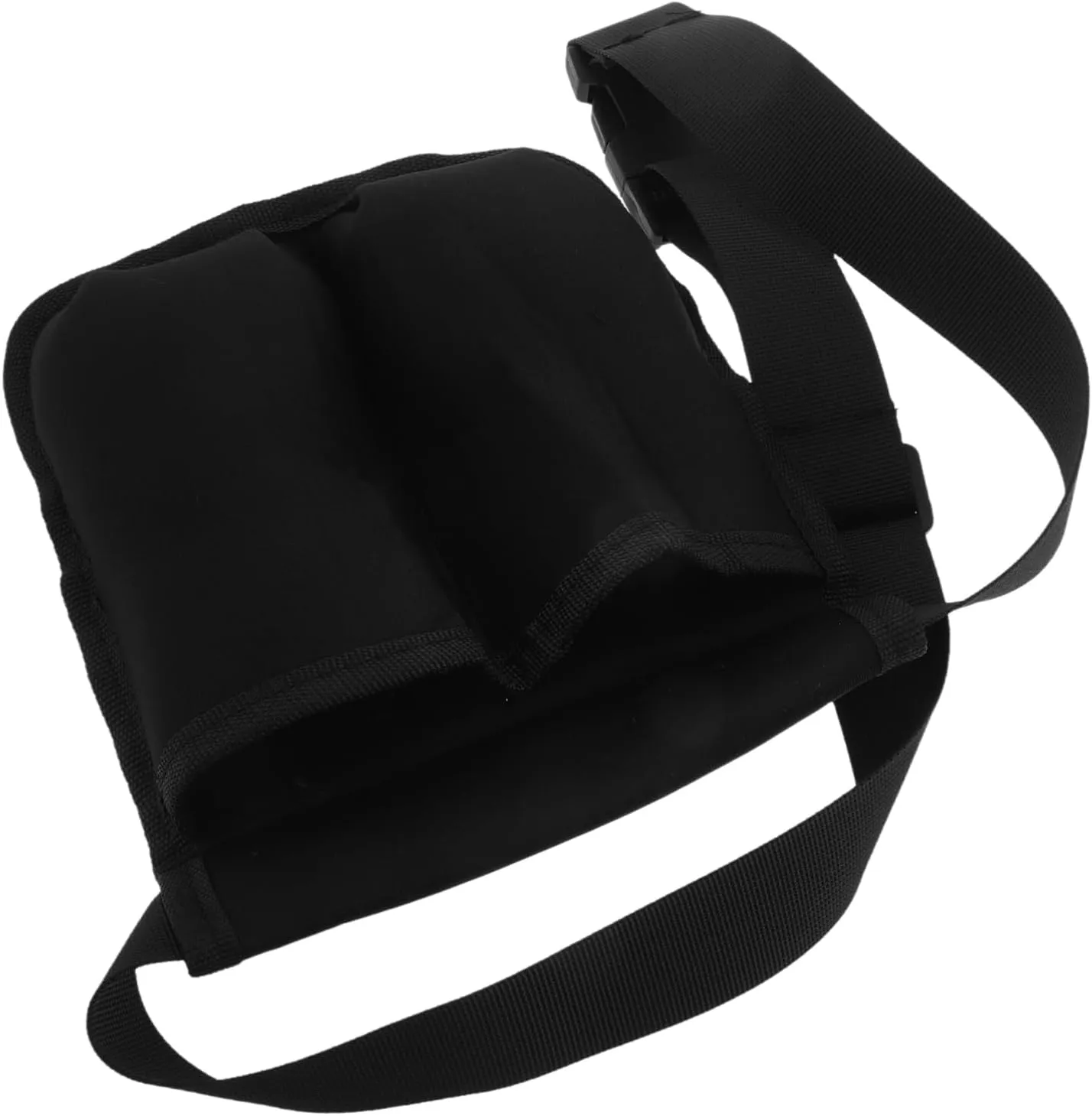 Essential Oil Bottle Fanny Pack Belt Lotion Oil Organizer Essential Oil Storage Bag Oil Waist Organizer Lotion Holder Bag Lotion Bottle Holder Massage Oil Pouch Black Diving Cloth