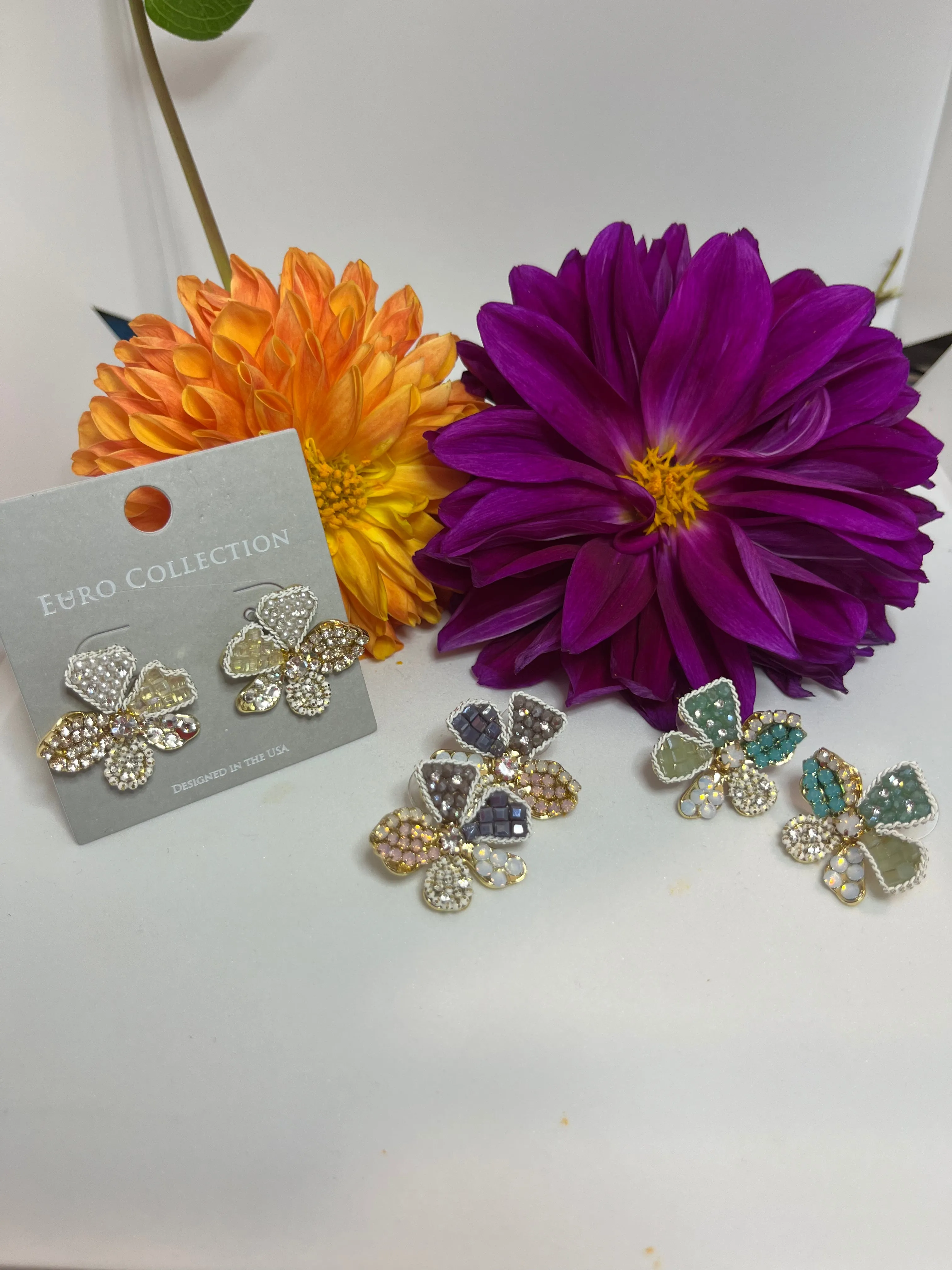 Euro Floral Earrings