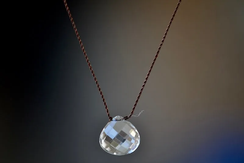 Faceted Zen Gem Necklaces
