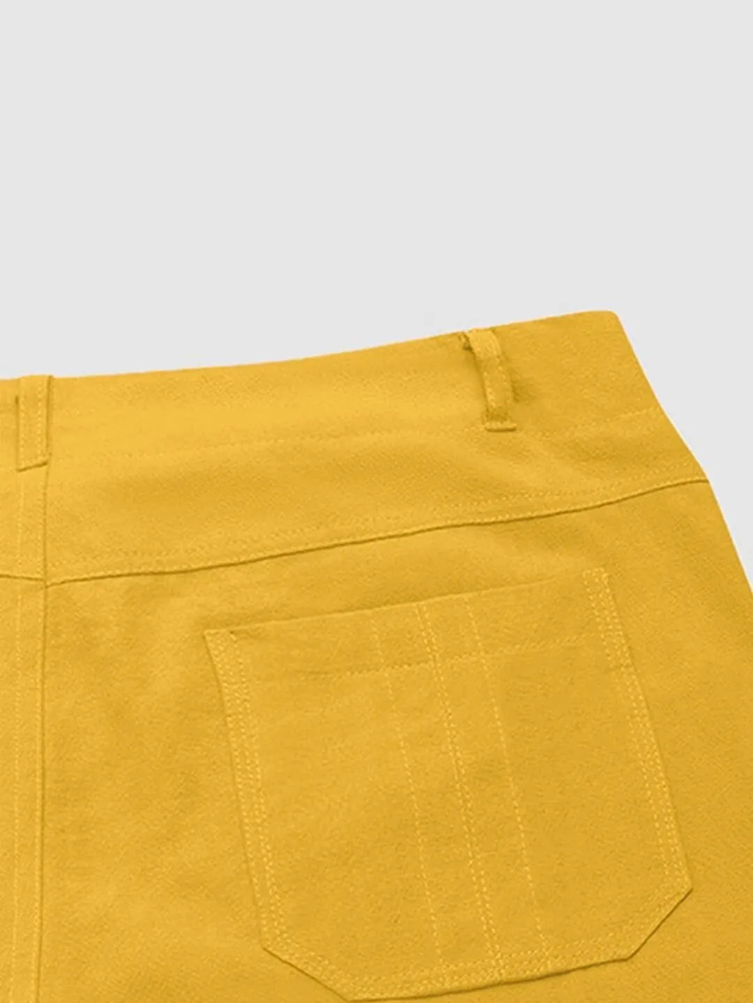 Flamingals Women's Linen Pants Low Rise Wide Leg Pants Flare Dress Pants Without Belt