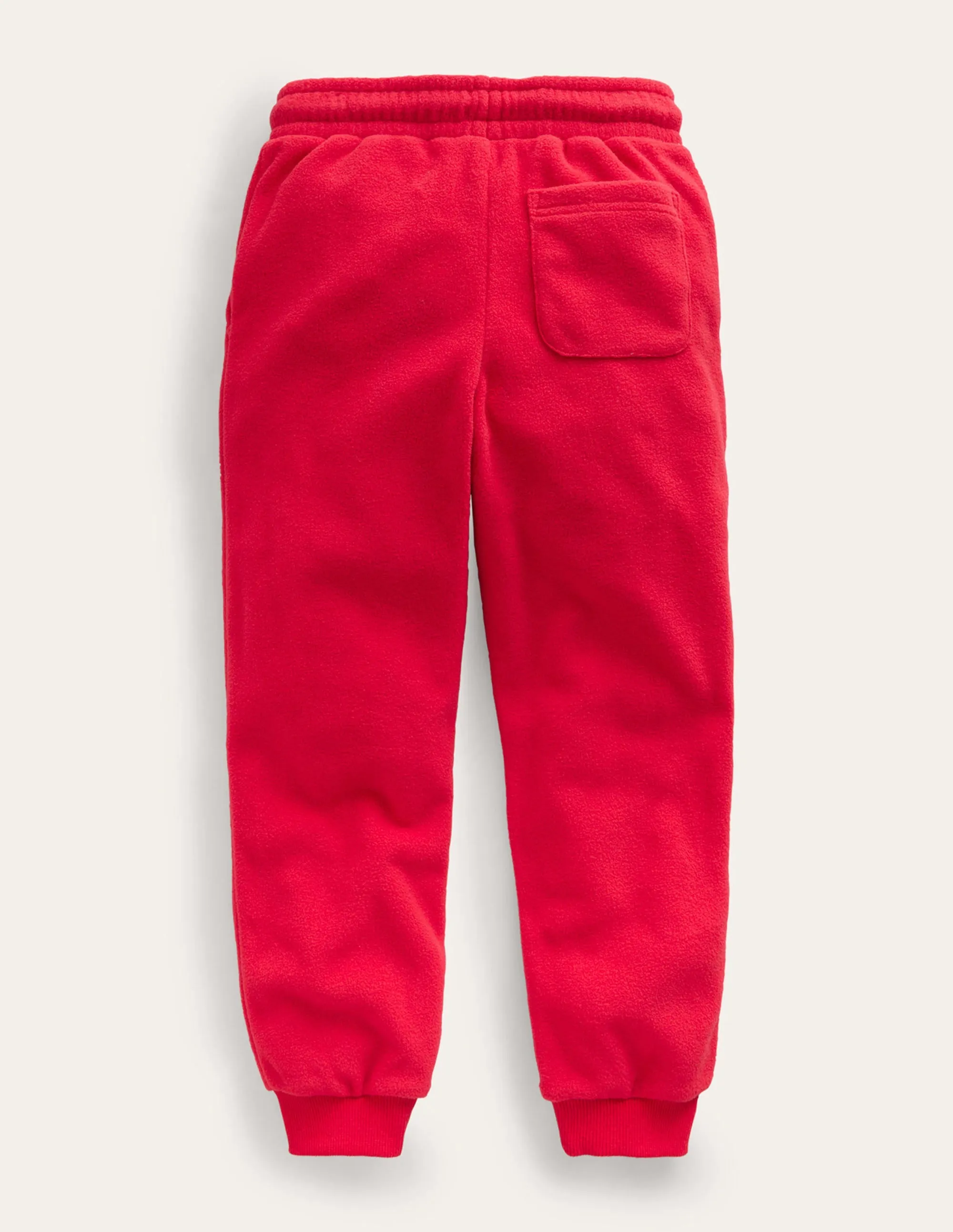 Fleece Joggers-Rockabilly Red