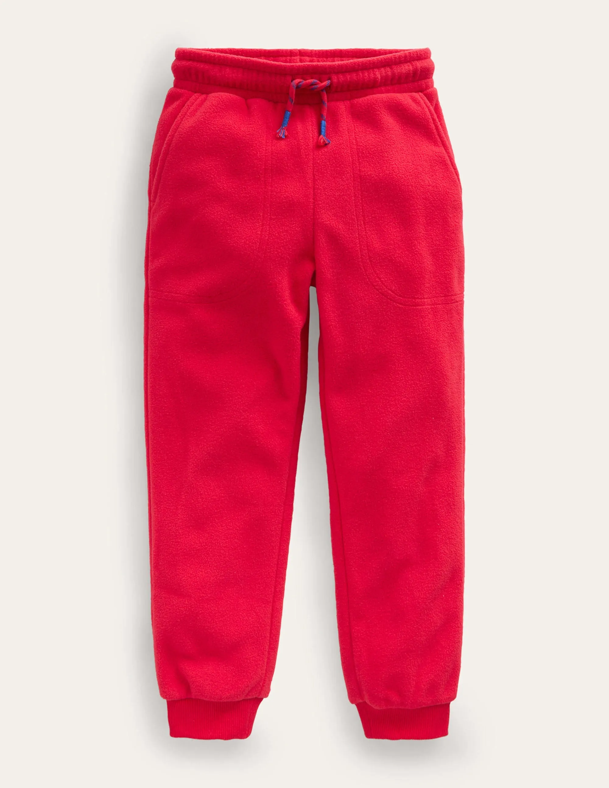 Fleece Joggers-Rockabilly Red