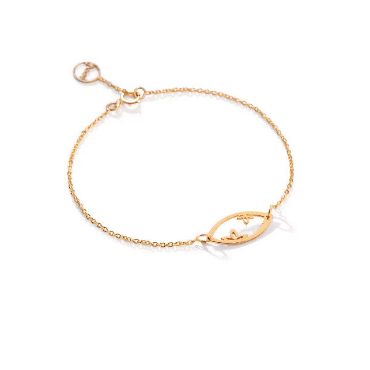 Flower Eye Chain Bracelet