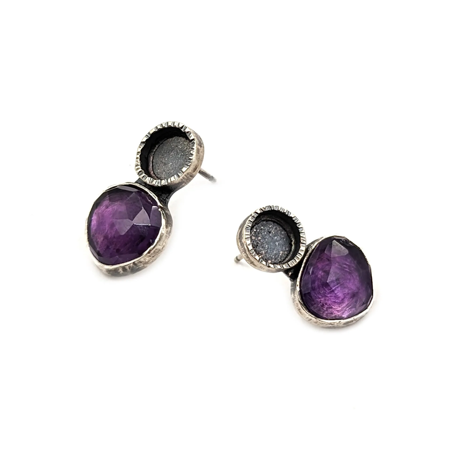 Frame Studs, Amethyst