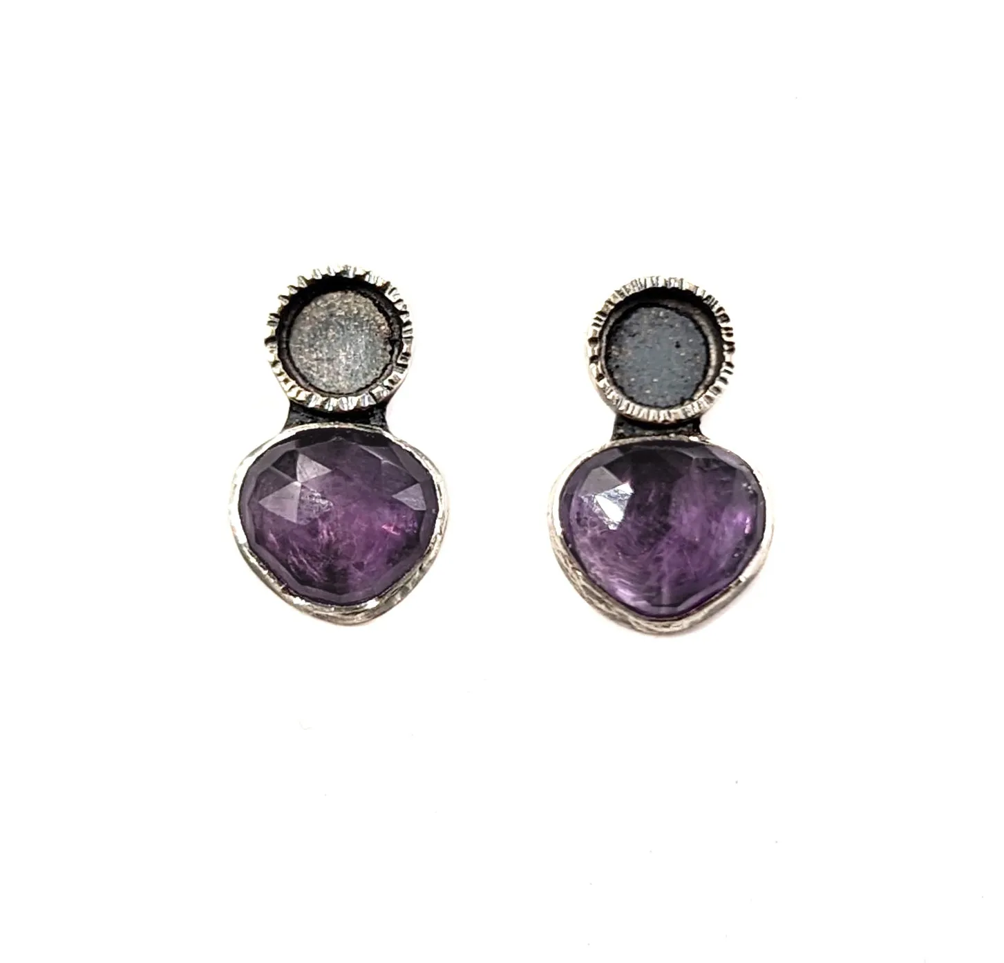 Frame Studs, Amethyst