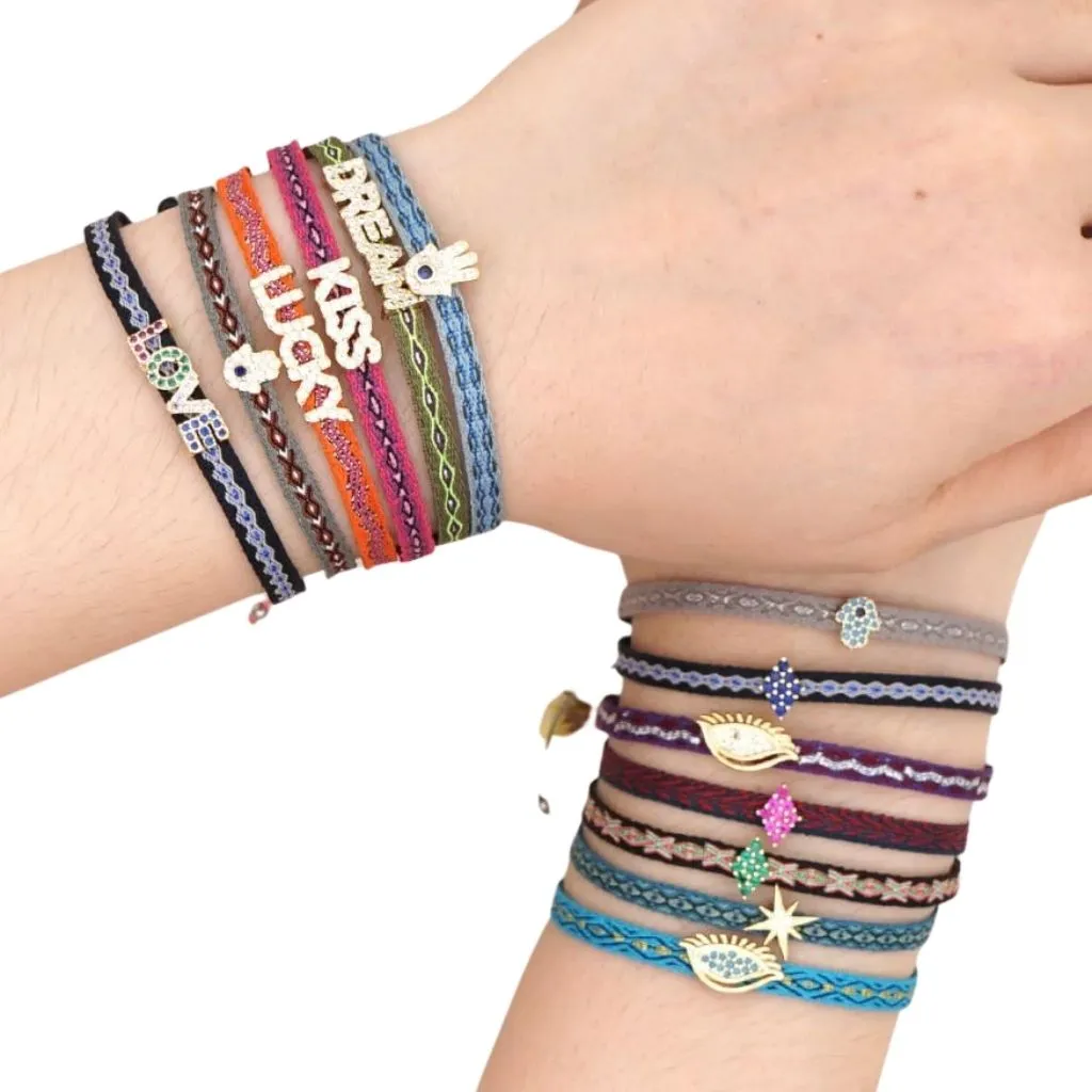 Friendship Bracelet Woven AMORE