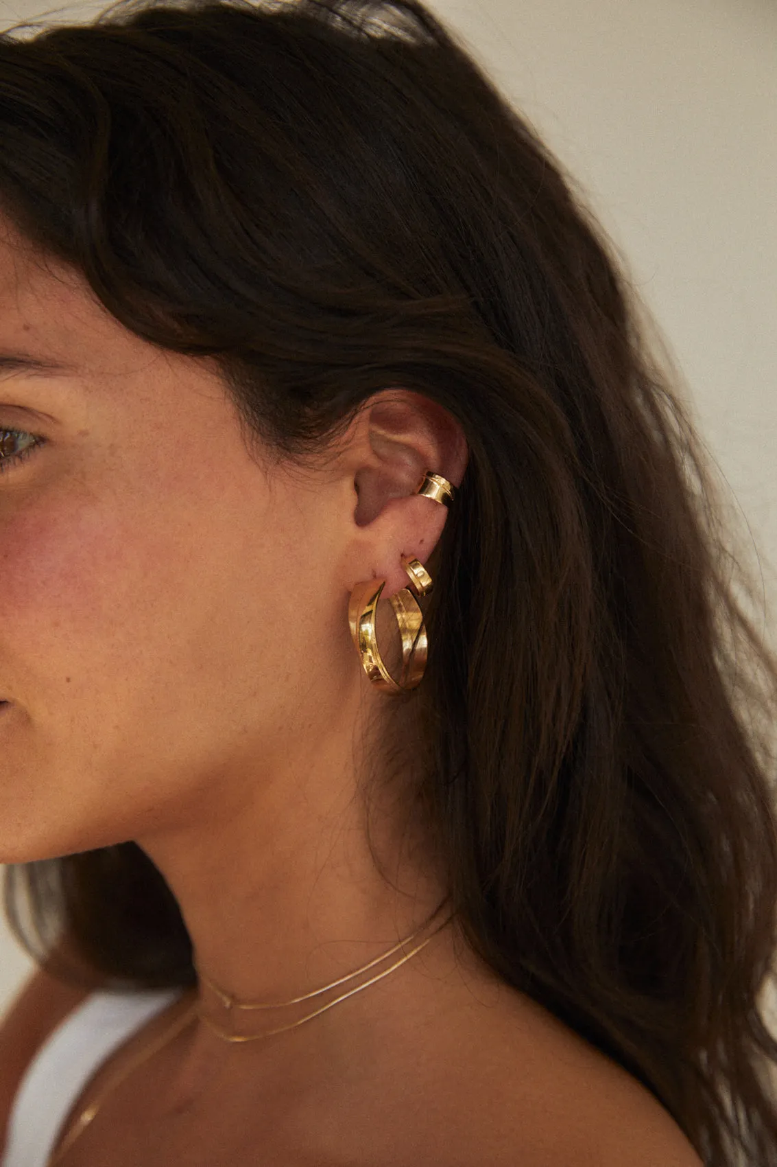 Fringe Hoops Mini | Gold