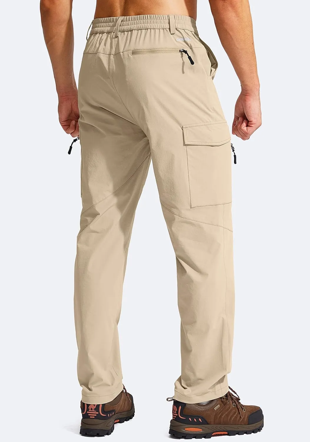 G Gradual Men's Hiking Cargo Pants Water Resistant Quick Dry Lightweight Outdoor Tactical Pants for Men with Multi Pocket
