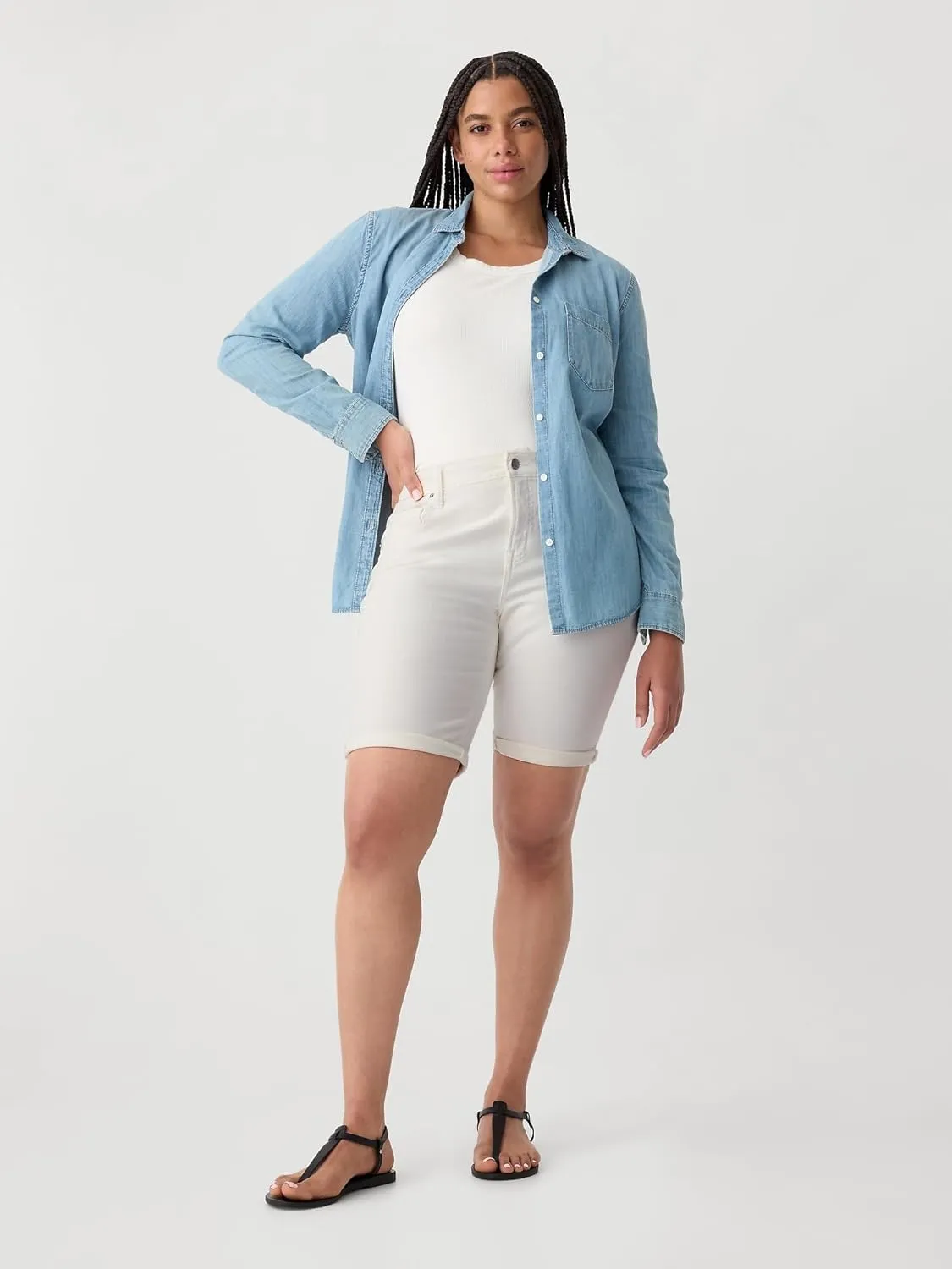 GAP Women's Denim Bermuda Short