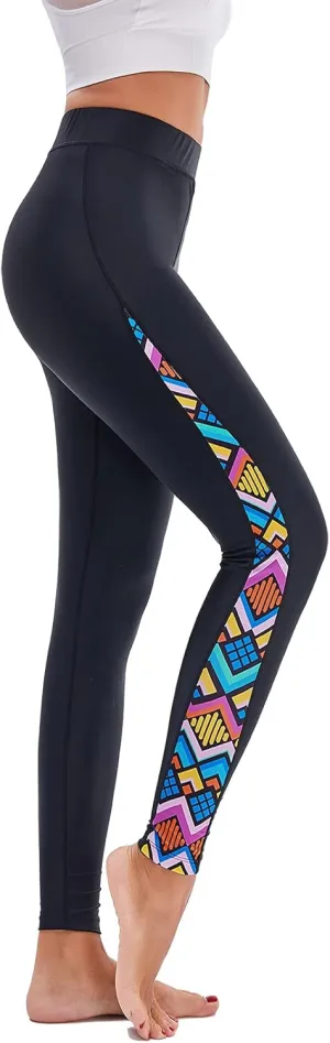 GEEK LIGHTING Swim Pants for Women Surfing Leggings SPF Swimming Tights Rash Guard Water Wetsuit Dive Kayaking Pants