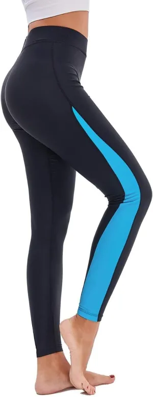 GEEK LIGHTING Swim Pants for Women Surfing Leggings SPF Swimming Tights Rash Guard Water Wetsuit Dive Kayaking Pants