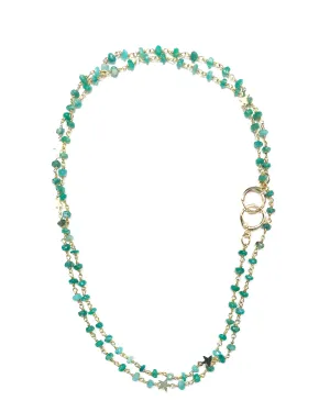 Gena Myint Amazonite Star Convertible Mask Necklace