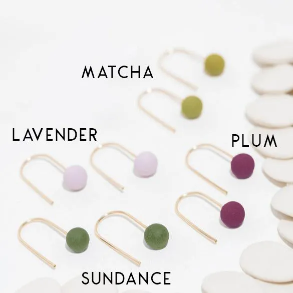 Gold Dainty Dot Earrings | Winter