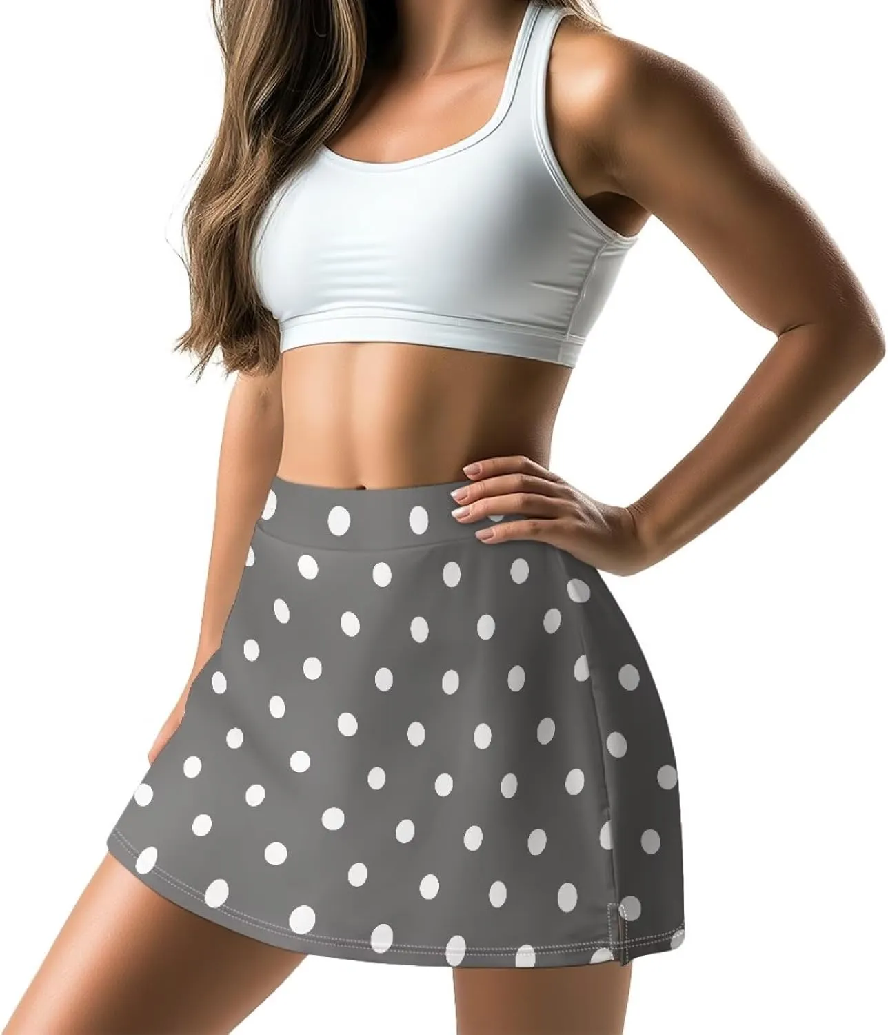 Golf Skorts for Women with Pockets High Waisted Athletic Skirt
