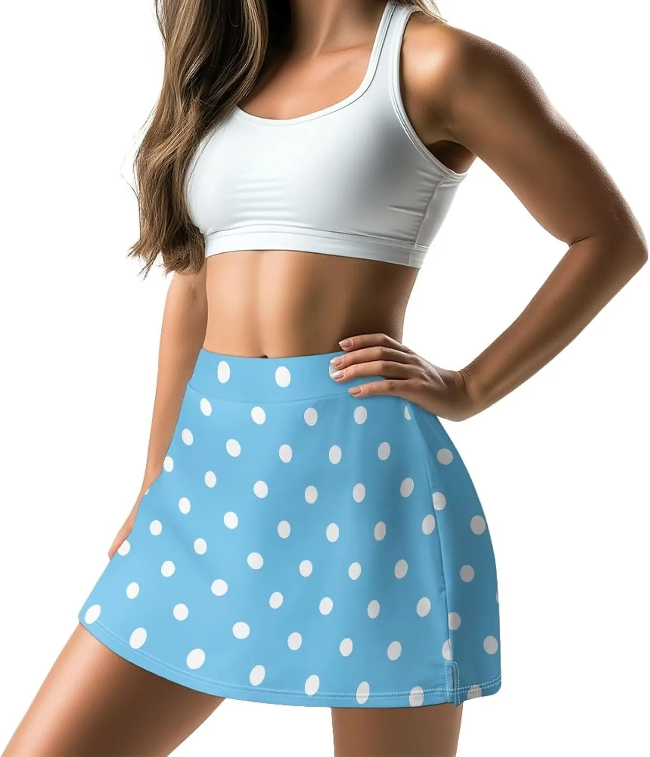 Golf Skorts for Women with Pockets High Waisted Athletic Skirt