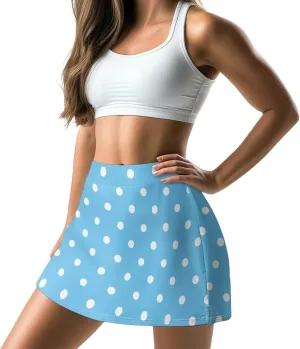 Golf Skorts for Women with Pockets High Waisted Athletic Skirt