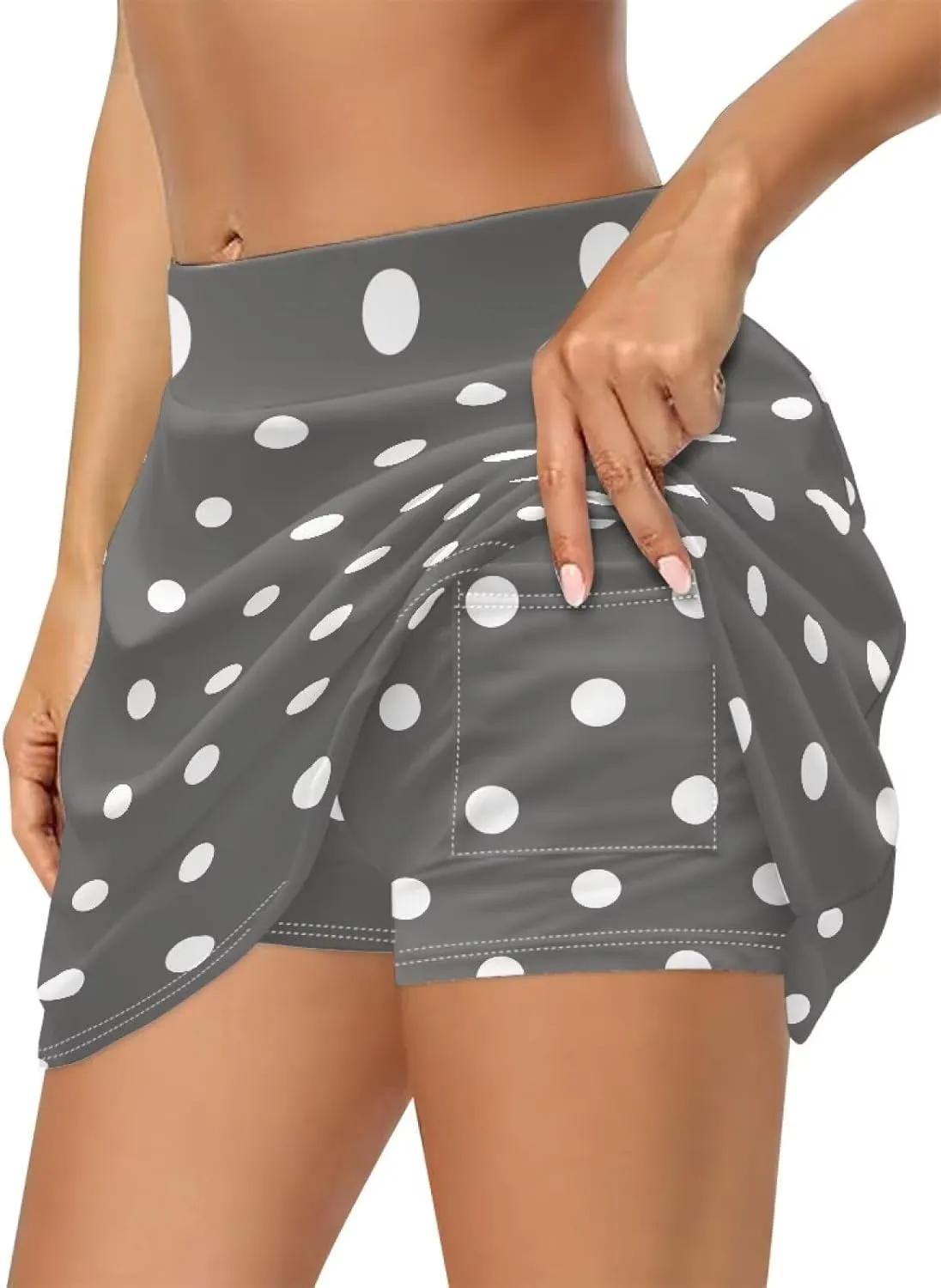Golf Skorts for Women with Pockets High Waisted Athletic Skirt
