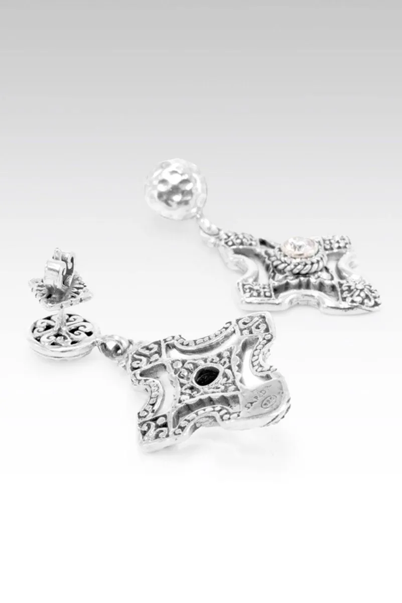 Graceful Journey Earrings™ in Moissanite