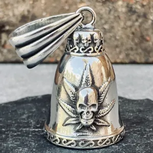 Guardian/ - Gremlin Bell - Skull and Pot Leaf - GB19