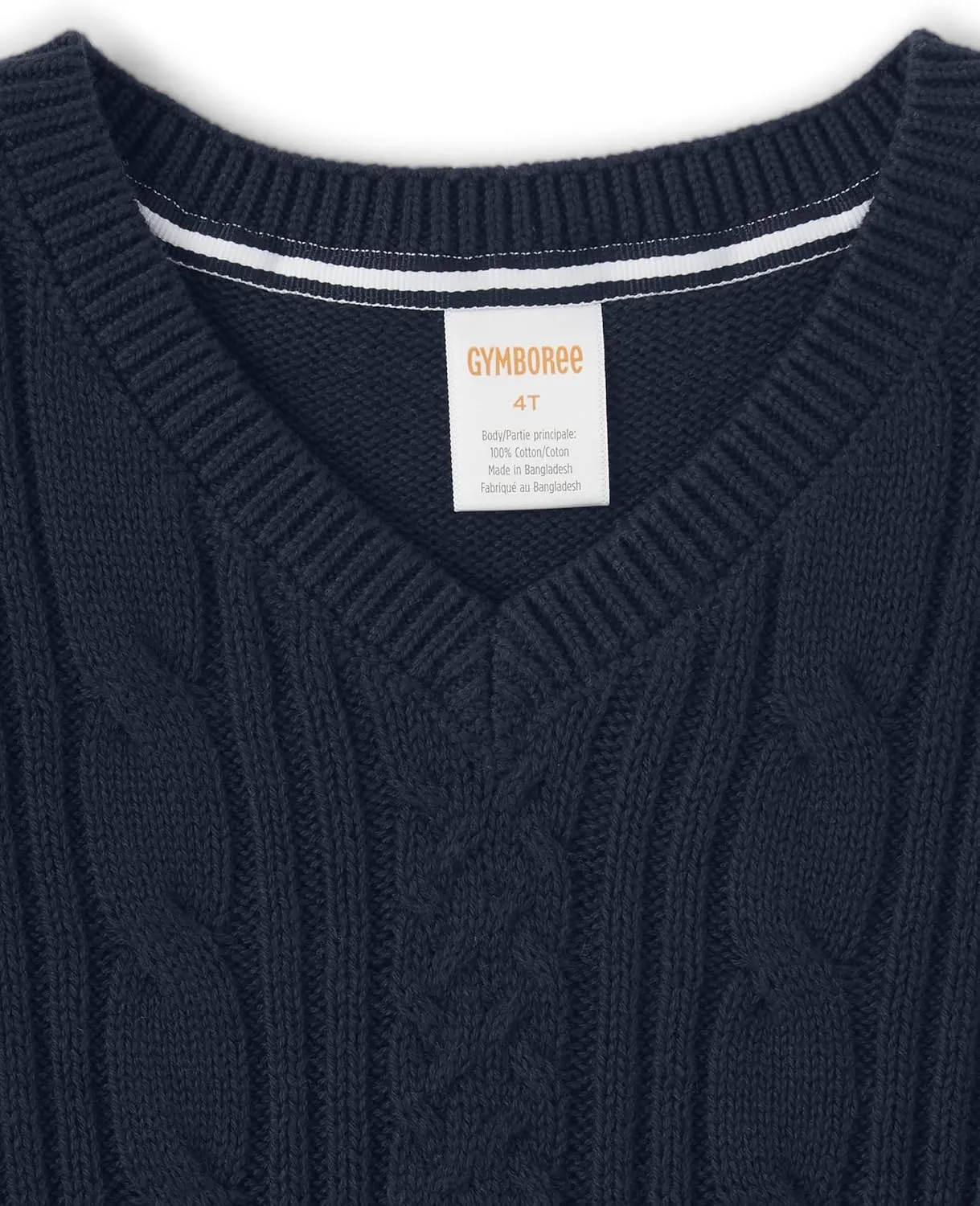 Gymboree Boys and Toddler V-Neck Cable Knit Sweater Vest