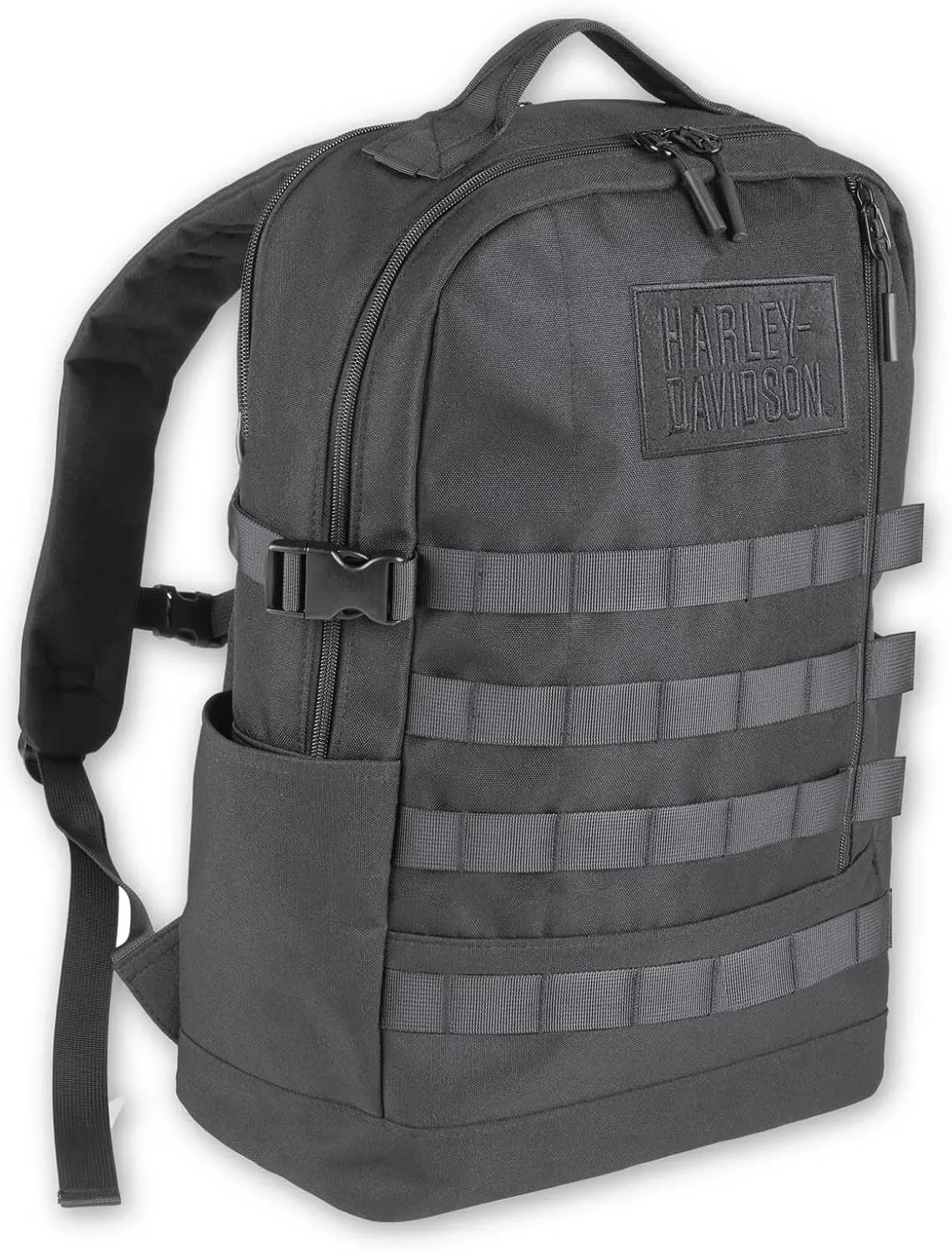 Harley-Davidson Rugged High-Density Polyester Rebel Daypack Backpack - Black