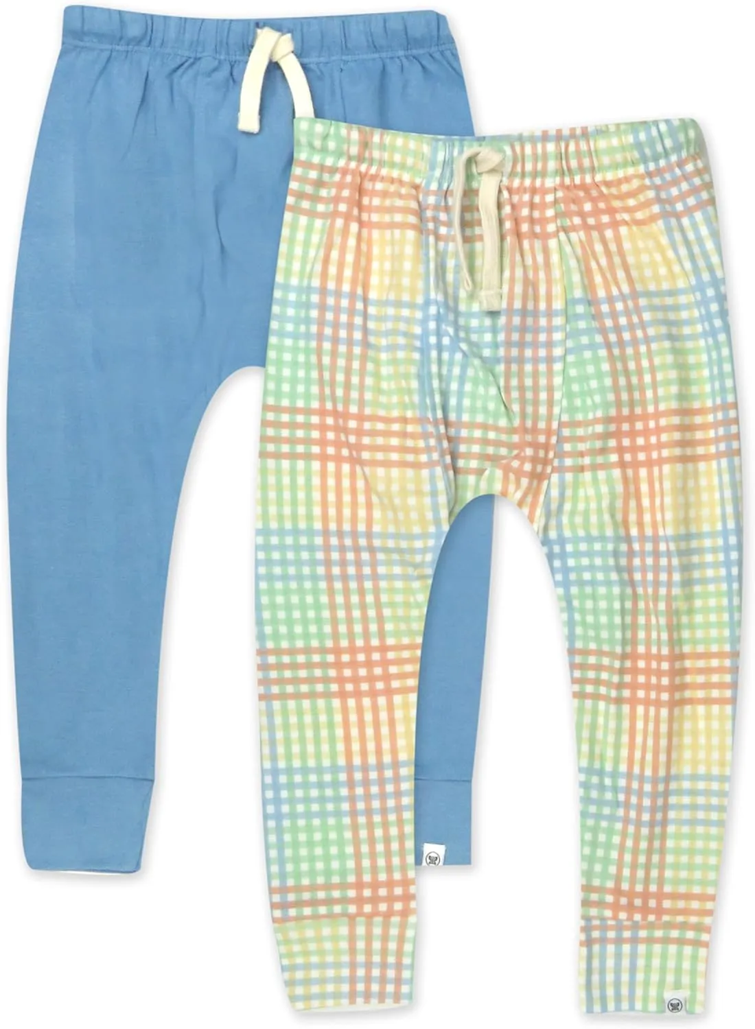 HonestBaby Multipack Honest Pants Joggers Pull on 100% Organic Cotton for Infant Baby and Toddler, Boys, Girls, Unisex