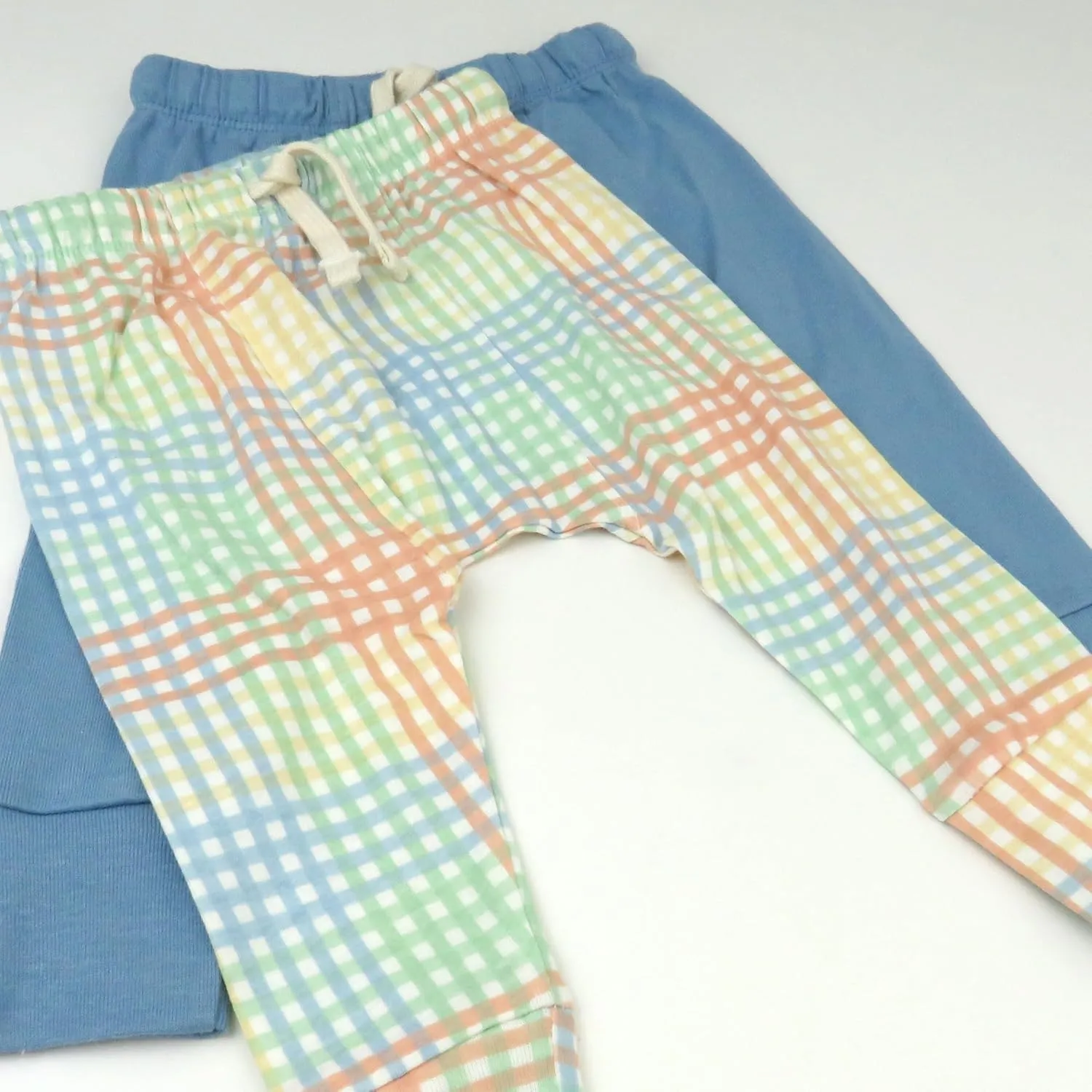 HonestBaby Multipack Honest Pants Joggers Pull on 100% Organic Cotton for Infant Baby and Toddler, Boys, Girls, Unisex