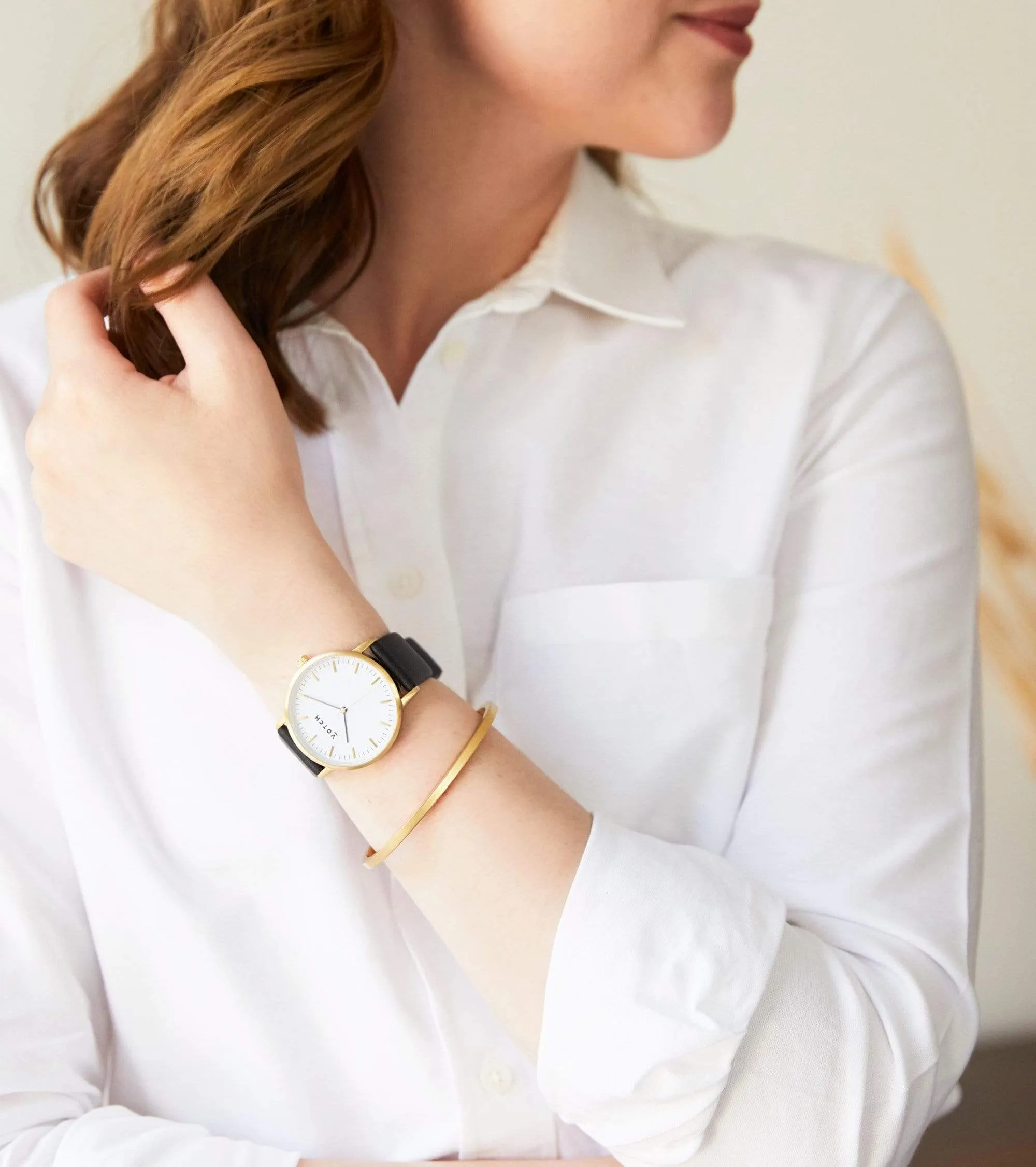 Ilse Collection 316L Stainless Steel Gold Bangle