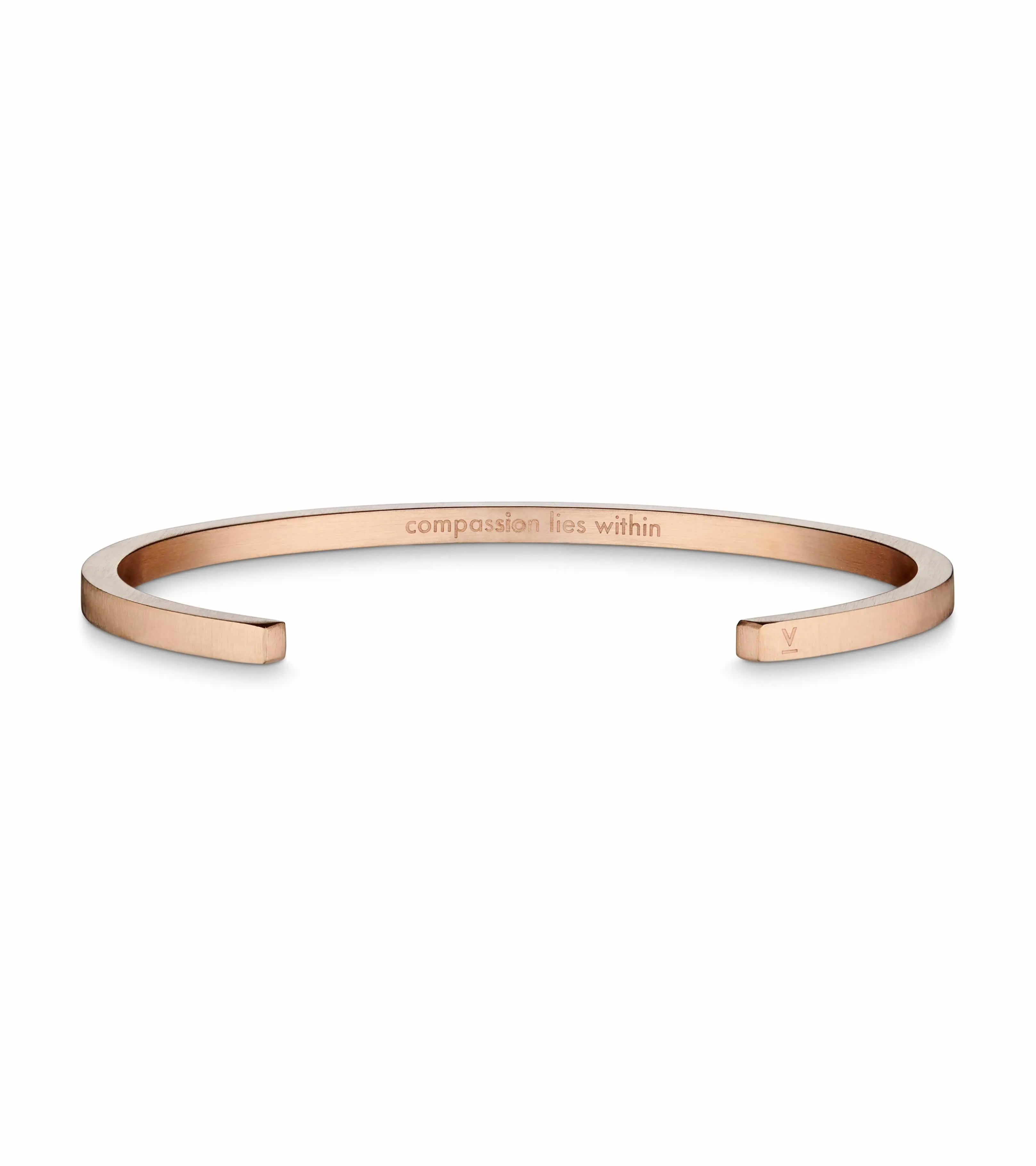Ilse Collection 316L Stainless Steel Rose Gold Bangle
