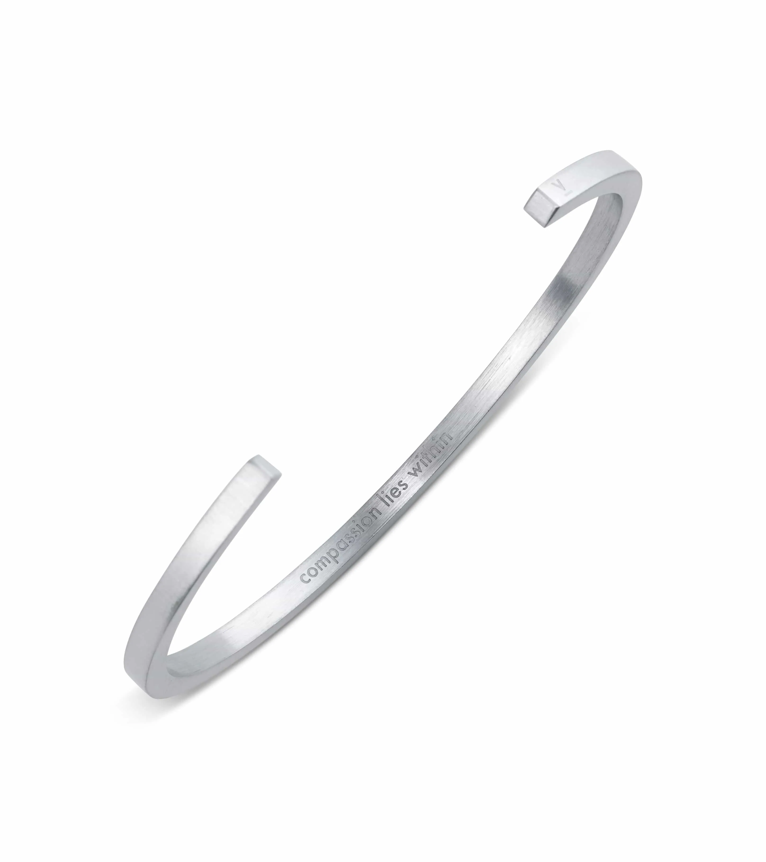 Ilse Collection 316L Stainless Steel Silver Bangle