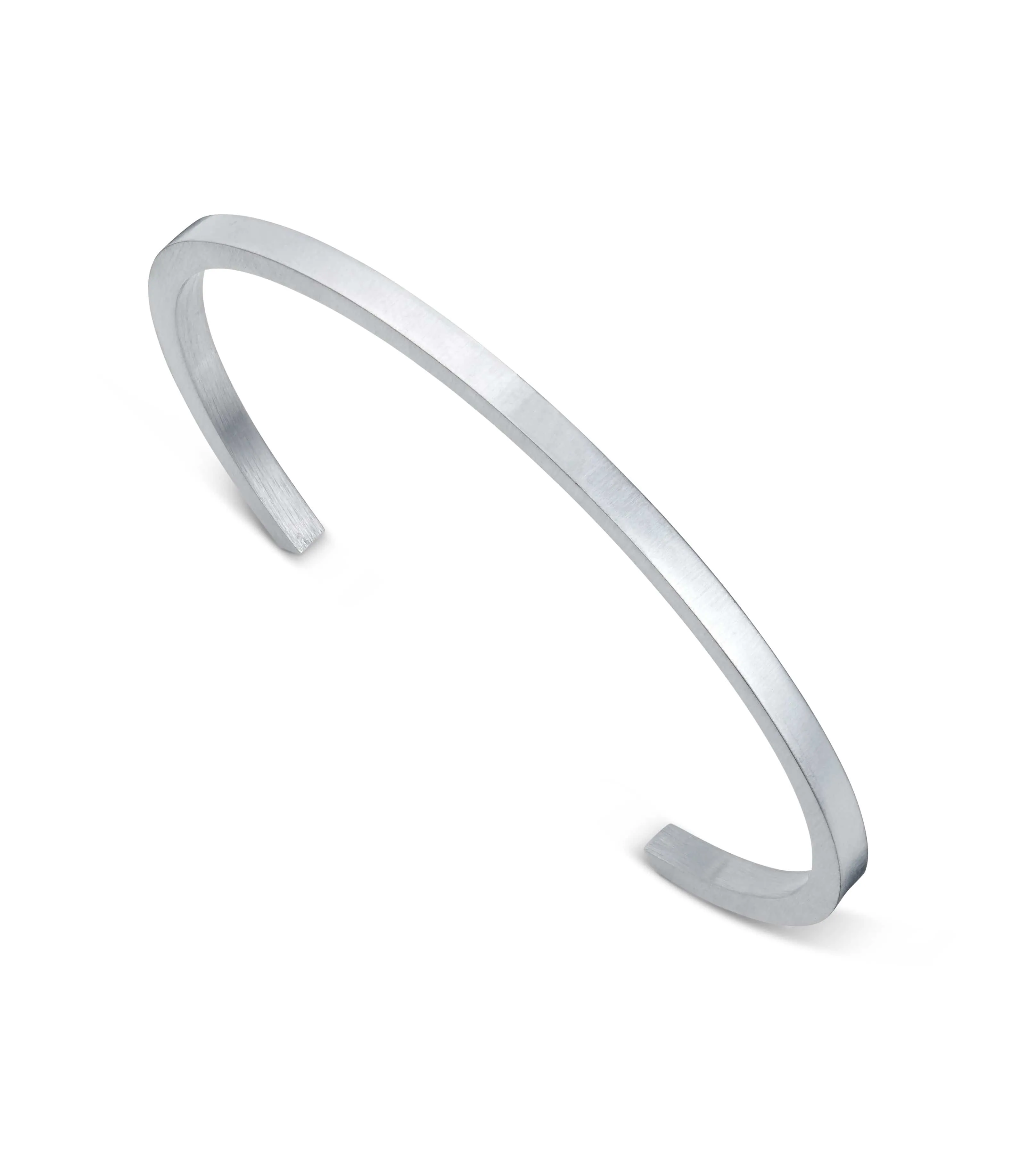 Ilse Collection 316L Stainless Steel Silver Bangle