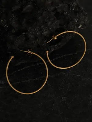 Jewelry - berserk - gold plated classic hoops