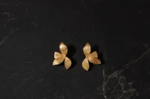 jewelry - berserk - gold plated floral studs