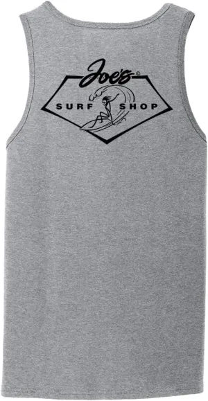 Joe's Surf Shop Mens Graphic Logo Collection Heavyweight Cotton Tank Tops-S-4XL