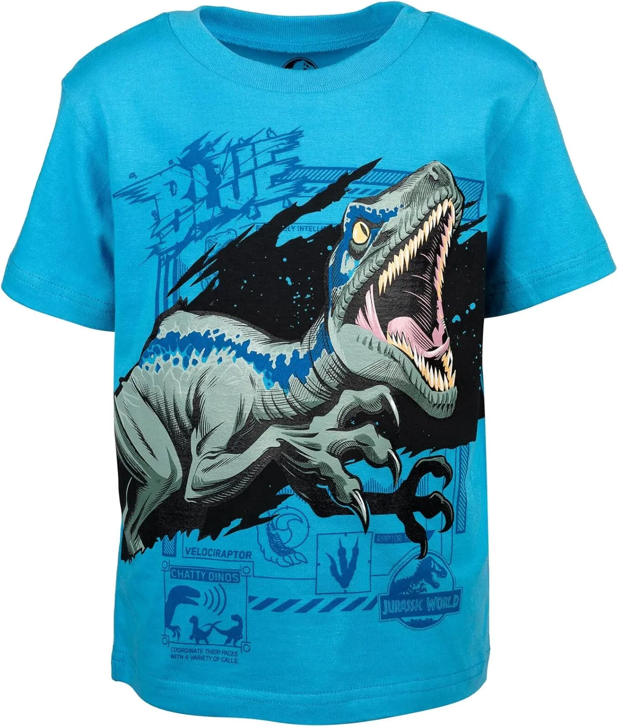 Jurassic World T-Shirt and French Terry Shorts Outfit Set Toddler to Big Kid Sizes (2T - 18-20)