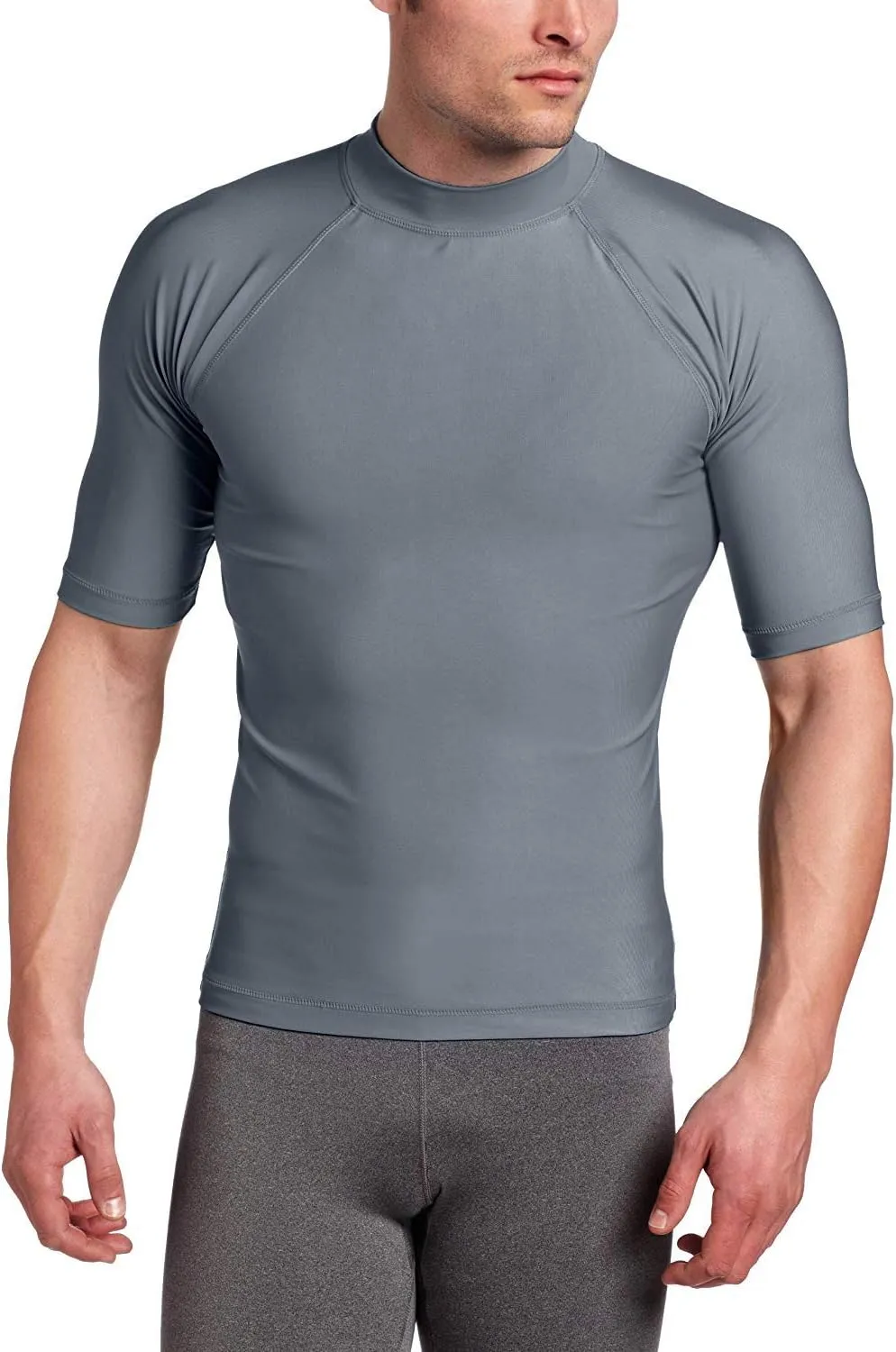 Kanu Surf Fiji Rashguard for Men UPF 50  Sun Protection Swim Shirts Rash Guard for Men